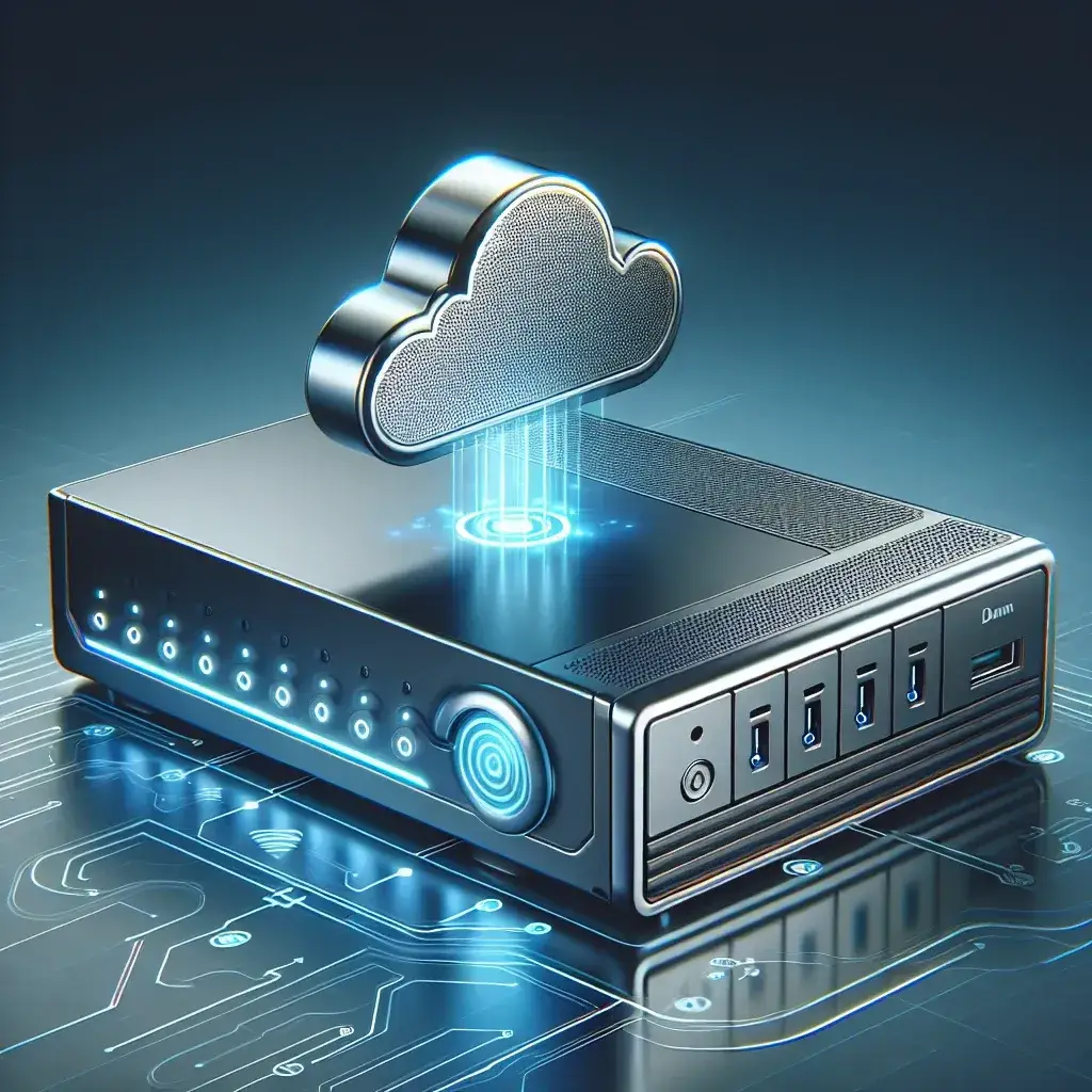 "QNAP hybrid NAS with cloud storage capabilities showcased in article about innovative data solutions"