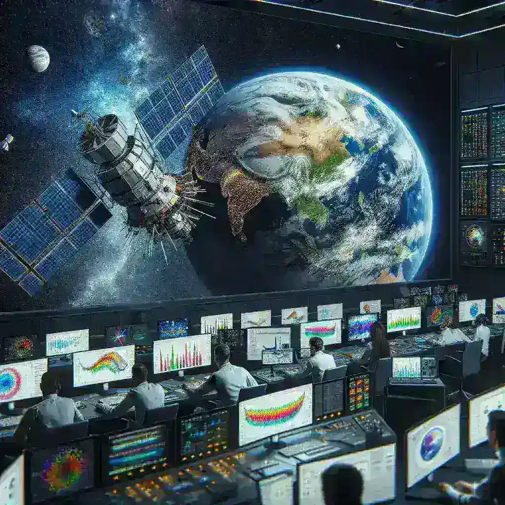 "Imagen de satélite de la Agencia Espacial Española que ilustra la nueva misión para estudiar el clima desde órbita, destacando la tecnología espacial y monitoreo ambiental."